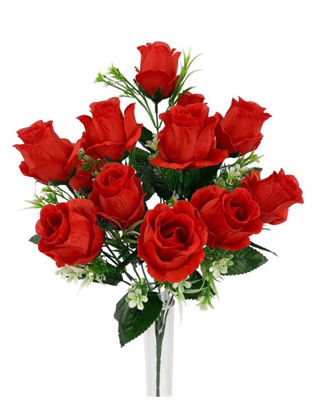 RAMO CAPULLITOS X12 ROJO 48cm
