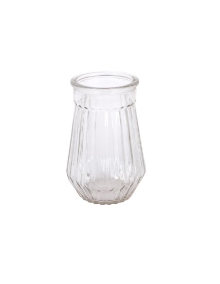 JARRON ART DECO TRASPARENTE D8 H16,5