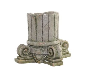 MACETERO FIBRA VIDRIO 32X32X31 COLUMNA ENVEJECIDO