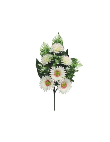 CONJUNTO GERBERAS-CRIS. X 9-47 CM (ROSA)