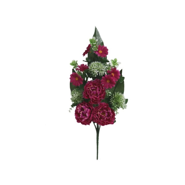 CONJUNTO PEONIAS X 9-50 CM( FUCSIA)