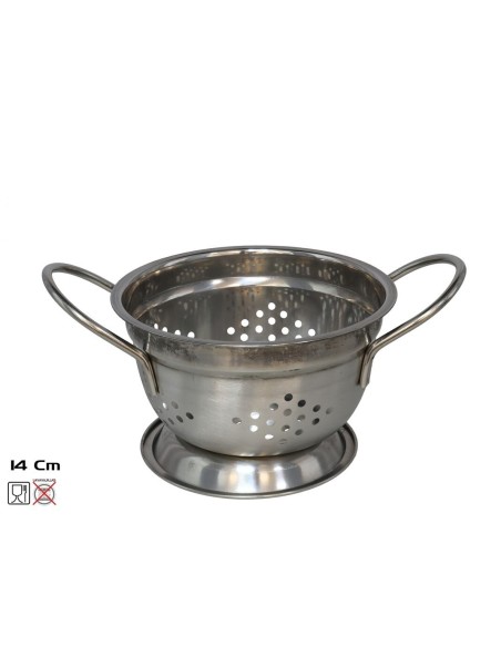 COLADOR ESCURRIDOR INOX. 14CM ELLE