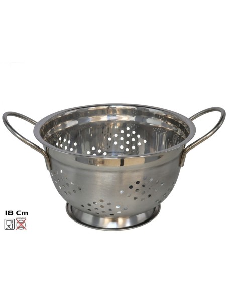 COLADOR ESCURRIDOR INOX. 18CM ELLE
