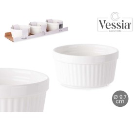 SET 3 BOWL REDONDO PORCELANA 9,7 CM