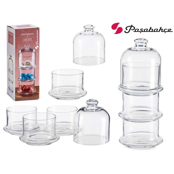 BOMBONERA APILABLE PATISSERIE 3 ALTURAS