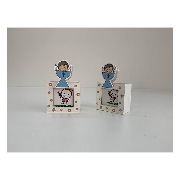 CUBILETE PARA COMUNION 13X6X8CM NINO
