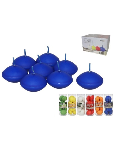 SET VELA FLOTANTE AROMATIZADA X8 6STD