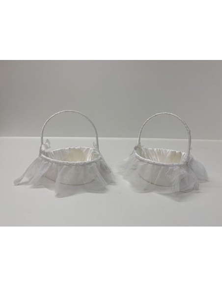 CESTA PARA BODA 21X8CM CORAZON