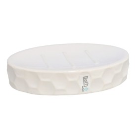 JABONERA BAÑO MOBY 13X8,5CM - BLANCO