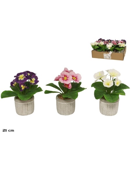 MACETA CEMENTO PANSY R/TOUCH 21 CM (S)