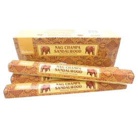 INCIENSO 15G 14 STICKS TULASI NAGCHAMPA SANDALWOOD