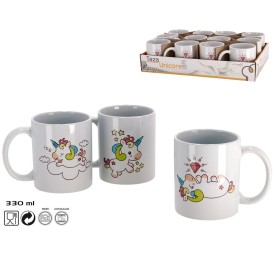 TAZA UNICORE 330 ML. SURTIDO - CERAMICA