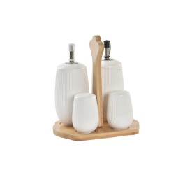 ACEITERA VINAGRERA SET 5 PORCELANA 17X12,5X18