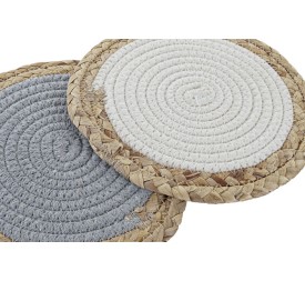 INDIVIDUAL ALGODON FIBRA 20X20X1 2 SURT.