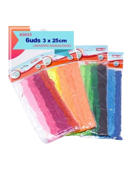 LIMPIAPIPAS MANUALIDADES MAXI DE COLORES LIMPIAPIPAS MANUALIDADES MAXI DE COLORES