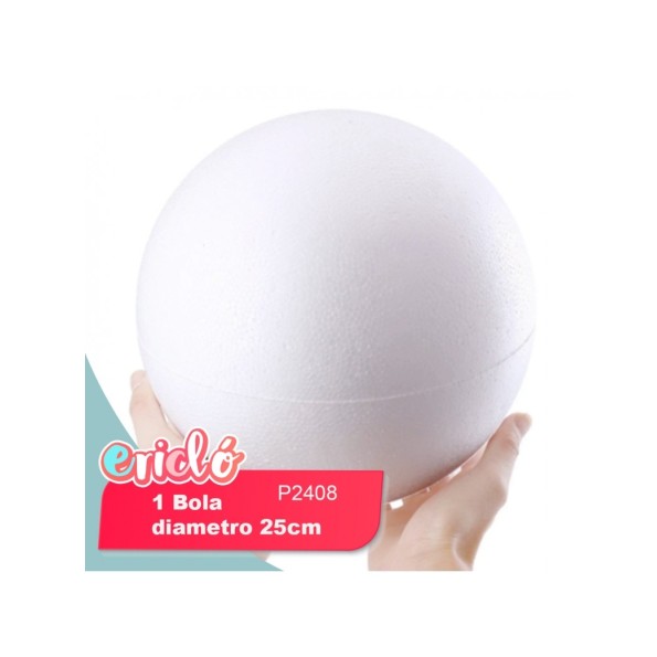 BOLA DE POREX 25CM 1UD