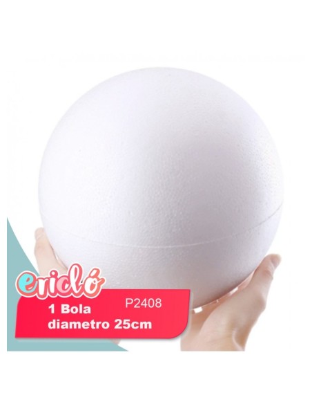 BOLA DE POREX 25CM 1UD