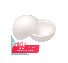 BOLA DE POREX 30CM 1UD