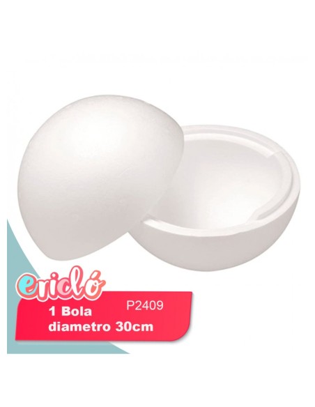BOLA DE POREX 30CM 1UD