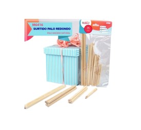 PACK PALOS 20CM + 16CM + 12CM + 8CM 18PCS