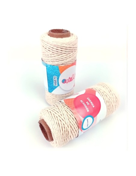 CUERDA DE ALGODON 2MM X 60M