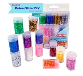 BOTES GLITTER  DIY (12BOTES)