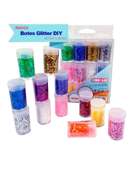 BOTES GLITTER  DIY (12BOTES)