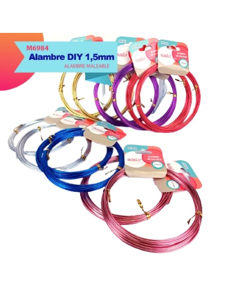 ALAMBRE DE COLORES 1.5MM