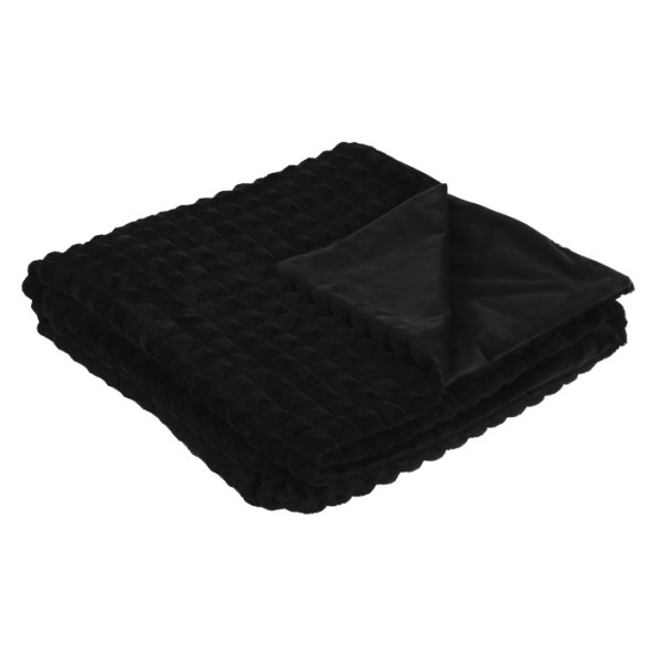 MANTA SOFA POLIESTER 130X170X0 500 GSM NEGRO