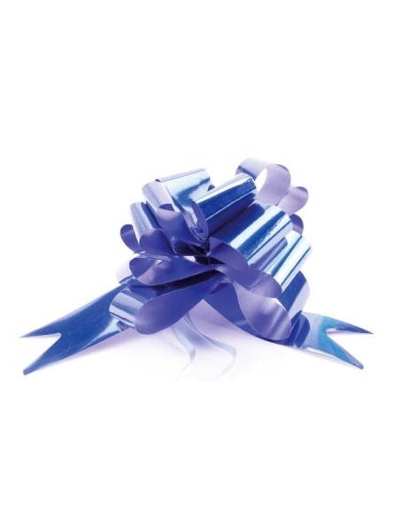 LAZO AUTOMATICO  - AZUL METALIZADO 30 mm.