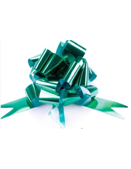 LAZO AUTOMATICO - VERDE METALIZADO 50mm