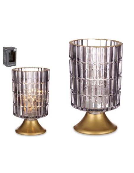 FAROL LED PIE METAL ANTRACITA