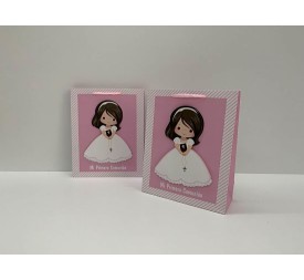 BOLSA REGALO 26X32X10.5CM COMUNION NINA (1387)