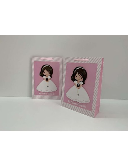 BOLSA REGALO 30X42X12CM COMUNION NINA (1394)
