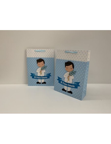 BOLSA REGALO 30X42X12CM COMUNION NINO