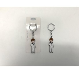 LLAVERO COMUNION NINO METAL 11.5CM