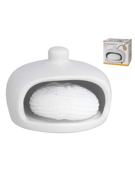 ESTROPAJERO CERAMICA LEXI 12X8 CM