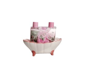 BAÑERA CERAMICA FLORES DE JARDIN