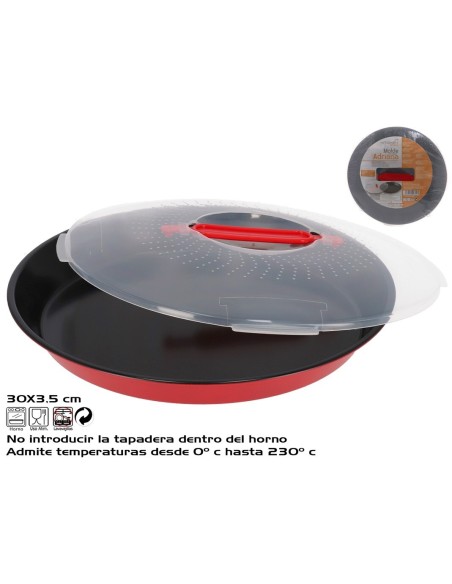 MOLDE C/ TAPA ADRIANA 30X3,5CM