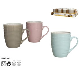 JARRA MUG PORCELANA CLOUDS 200ML 3 SURT.
