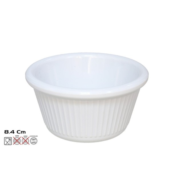 RAMEKIN  8,4CM BLANCO MELAMINA