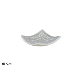 PLATO CUADRADO 15 CM BLANCO