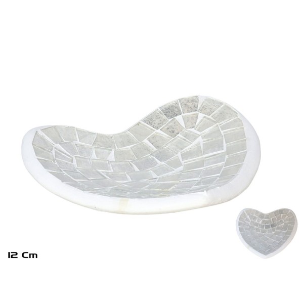 PLATO CORAZON 12 CM BLANCO