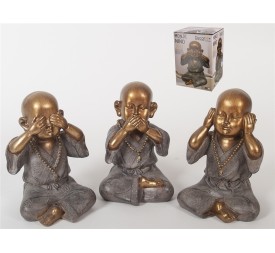 MONJE NIÑO ZULI OSC/DOR 3 SUR 23 CM