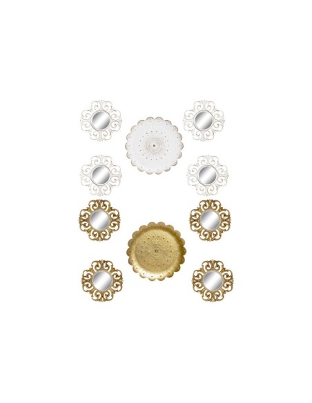 ESPEJO SET 5 PP CRISTAL 35X2X35 DECAPE 2 SURT.