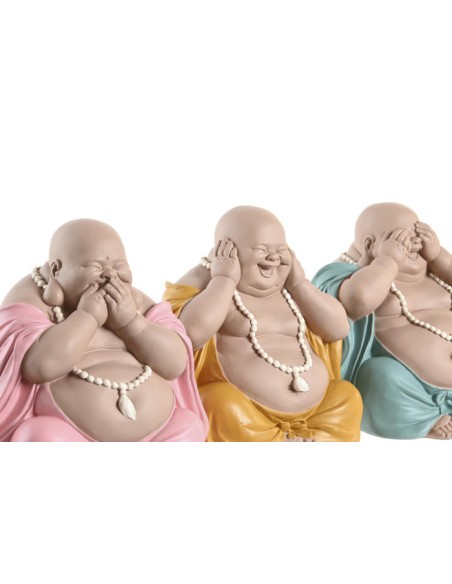 FIGURA RESINA 19,5X15X19,5 BUDA 3 SURT. FIGURA RESINA 19,5X15X19,5 BUDA 3 SURT.