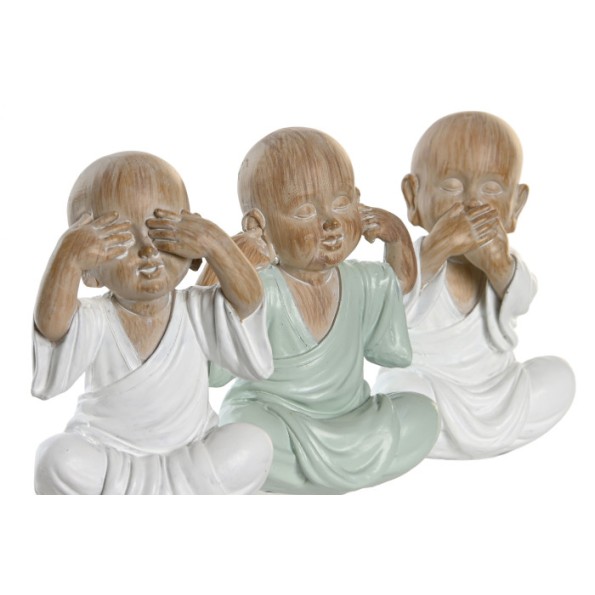 FIGURA RESINA 6X5X9,5 MONJES 3 SURT.