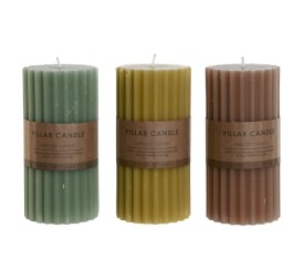 VELA CERA 7X7X14 435 GR, 3 SURT.