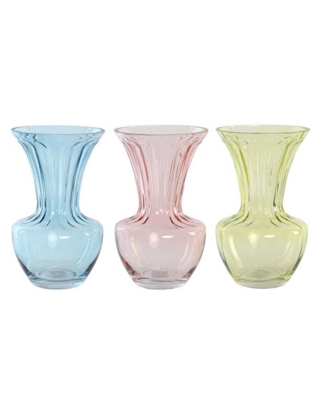 JARRON CRISTAL BOCA ANCHA  15X15X25 3 SURT.