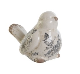 FIGURA GRES 19X11X14 PAJARO GRIS